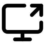 Screen Share SVG Icon